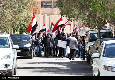 Syrians Protest Saudi-led Strikes on Yemen