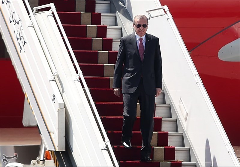 Turkish President Erdogan Arrives in Tehran
