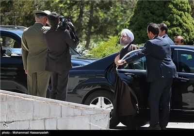 حسن روحانی در مراسم استقبال رسمی رئیس جمهور از رجب طیب اردوغان