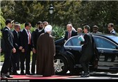 استقبال رسمی رئیس جمهور از رجب طیب اردوغان