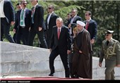 Photos: Turkish President Arrives in Tehran