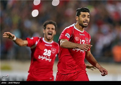 دیدار تیم های فوتبال پرسپولیس و النصر عربستان