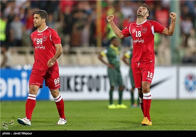 دیدار تیم های فوتبال پرسپولیس و النصر عربستان