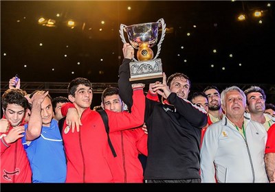 قهرمانی ایران در رقابت های جام جهانی کشتی آزاد - آمریکا