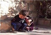 تصویری دردناک از کودک عراقی در برابر داعش