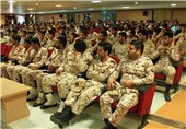 سربازان نمونه سپاه استان بوشهر مورد تجلیل قرار گرفتند