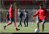 تمرین تیم فوتبال پرسپولیس زیر نظر برانکو ایوانکوویچ