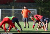 تمرین تیم فوتبال پرسپولیس زیر نظر برانکو ایوانکوویچ
