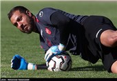 سوشا مکانی در تمرین تیم فوتبال پرسپولیس