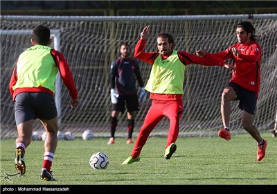 تمرین تیم فوتبال پرسپولیس زیر نظر برانکو ایوانکوویچ