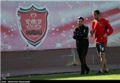 تمرین تیم فوتبال پرسپولیس زیر نظر برانکو ایوانکوویچ