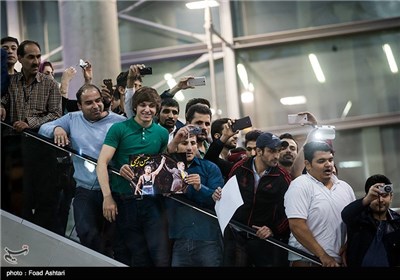 Iran’s Free-Style Wrestling Team Returns from World Cup