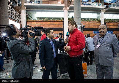 Iran’s Free-Style Wrestling Team Returns from World Cup