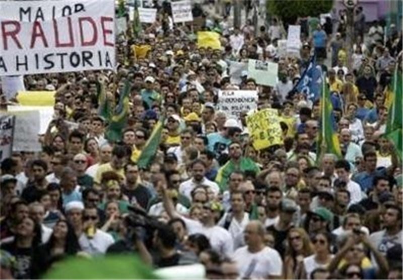تظاهرات عمالیة حاشدة فی 20 ولایة بالبرازیل