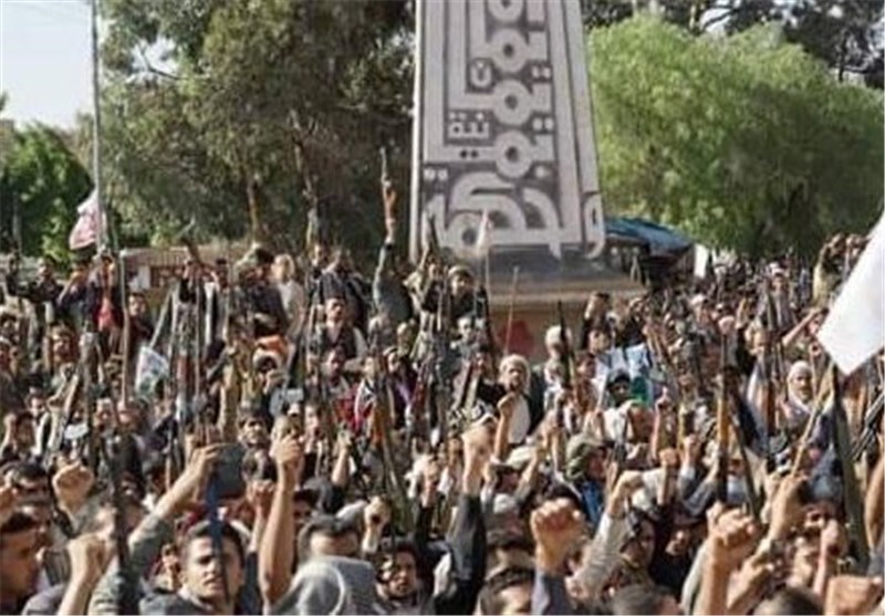 تظاهرات مقابل سفارت عربستان در بیروت در اعتراض به حملات به یمن