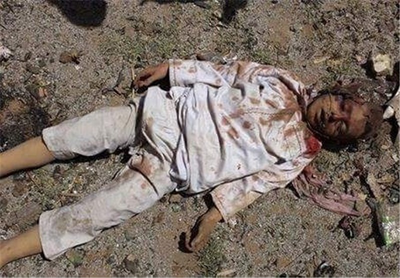 تصاویر شهدا و ویرانی‌های یمن در بمباران جنگنده‌های سعودی