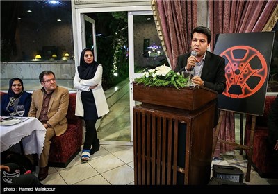 سخنرانی محمد خزاعی دبیر جشنواره فیلم مقاومت در مراسم پنجمین سالگرد آغاز به کار برنامه تلویزیونی هفت