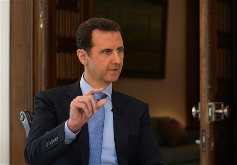 بشار اسد: مبارزه با تروریسم باید عملی باشد نه در حرف و گفتار