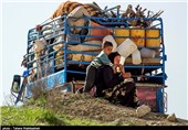 طنین صدای پای کوچ عشایر در مناطق سردسیر استان فارس + تصاویر