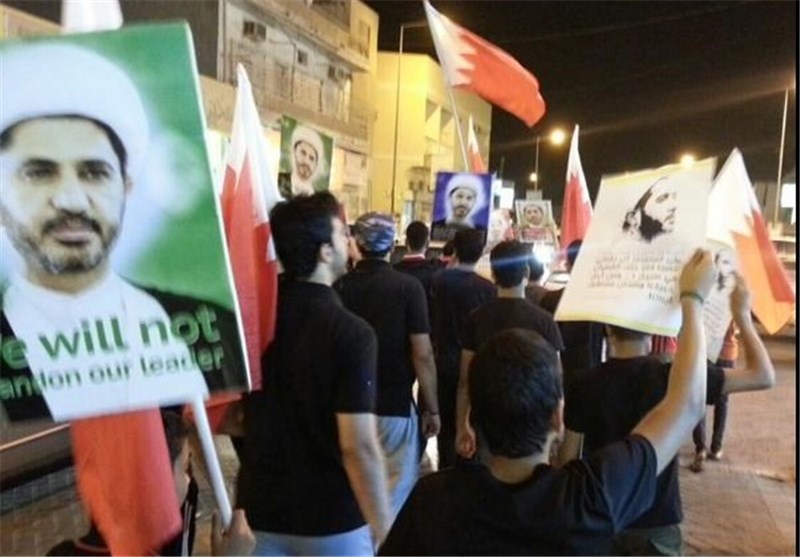 ادامه تظاهرات بحرینی‌ها علیه محاکمه شیخ علی سلمان + عکس