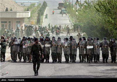 Basij Forces Hold Massive Military Drills in Tehran