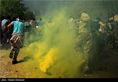 Basij Forces Hold Massive Military Drills in Tehran