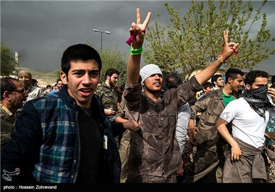 Basij Forces Hold Massive Military Drills in Tehran