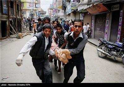 وقوع زلزله 7.9 ریشتری در نپال