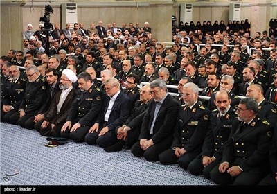 Iranian Police Commanders, Officials Meet with Supreme Leader