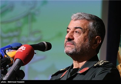 سردار جعفری فرمانده کل سپاه پاسداران در جشنواره علوم پزشکی سپاه