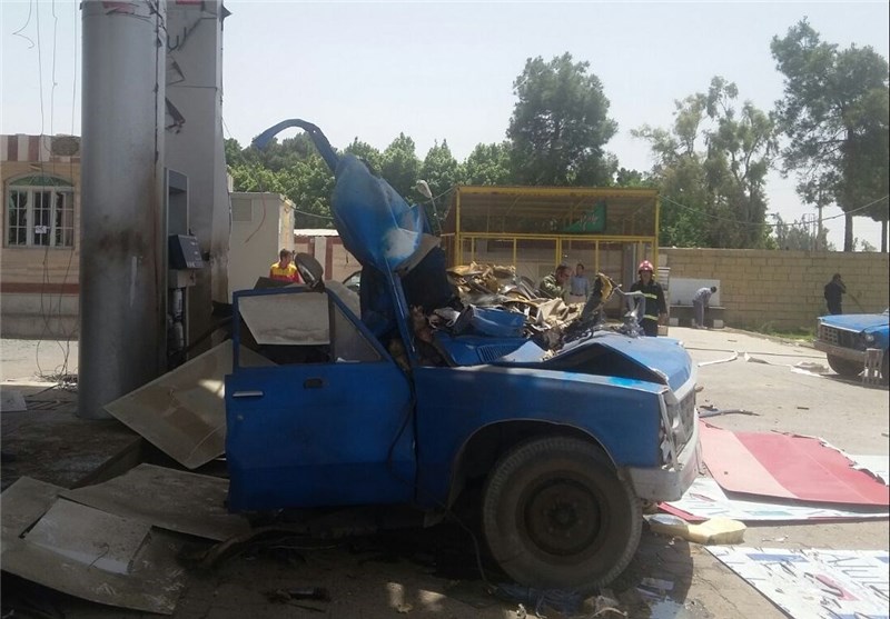 انفجار مخزن CNG در شیراز 2 نفر را روانه بیمارستان کرد