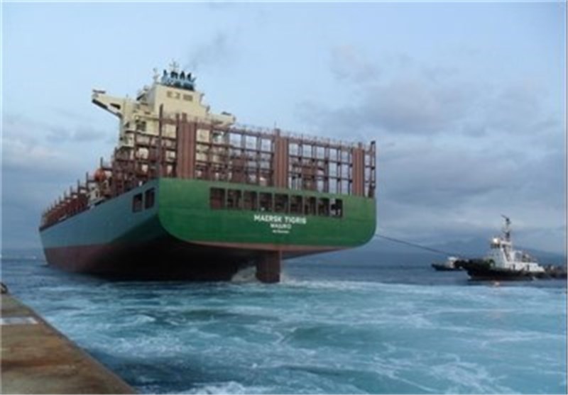 کشتی توقیف‌شده «مرسک» کماکان در لنگرگاه عباسی است