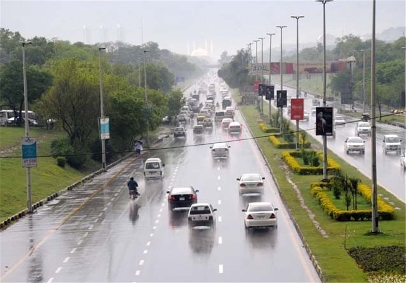 پایتخت پاکستان پس از بارش باران در قاب تصاویر