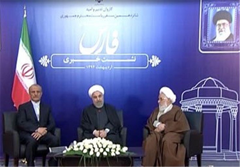 روحانی: &quot;فکت‌شیت ایرانی&quot; ساعتی قبل از بیانیه لوزان و قبل از آمریکایی‌ها منتشر شد