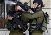 حمله نظامیان صهیونیست به تظاهرات کنندگان فلسطینی در کرانه باختری