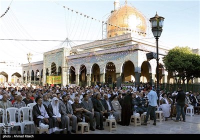 احتفال ذكرى ولادة الامام علي ابن أبي طالب "ع" في مقام ابنته الحوراء زينب "ع" بدمشق