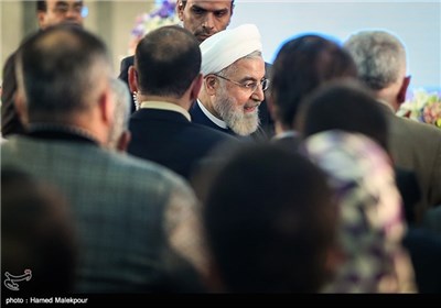 رئيس الجمهورية حسن روحاني في افتتاح معرض طهران الدولي للكتاب بنسخته الــ ۲۸