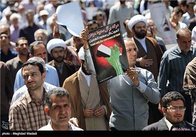 تظاهرات روز همبستگی ملت ایران با مردم یمن