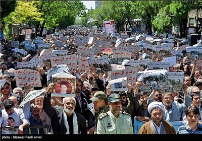 تظاهرات روز همبستگی ملت ایران با مردم یمن - تبریز