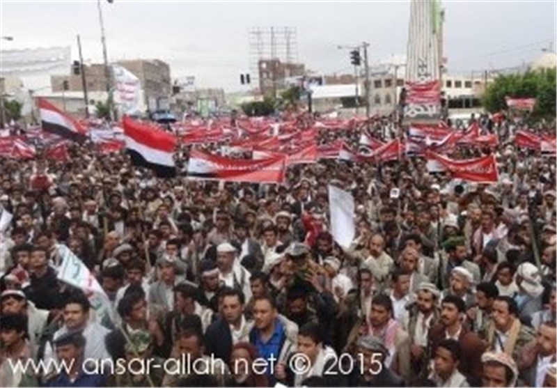 گردهمایی گسترده یمنی ها علیه آمریکا در صنعا