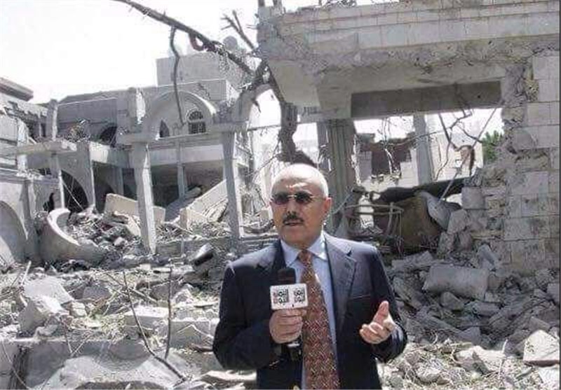 دیکتاتور یمن خبرنگار شد+ عکس