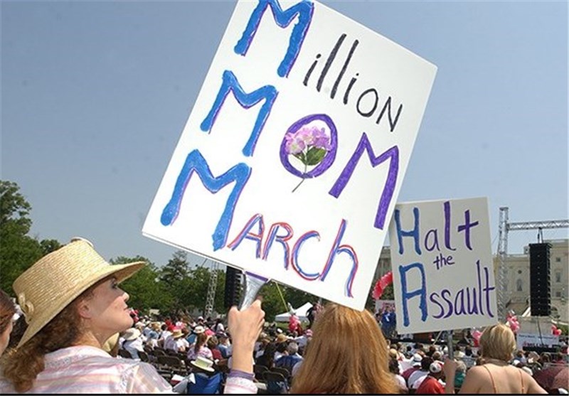 تظاهرات مادران قربانیان رفتارهای وحشیانه پلیس آمریکا در واشنگتن