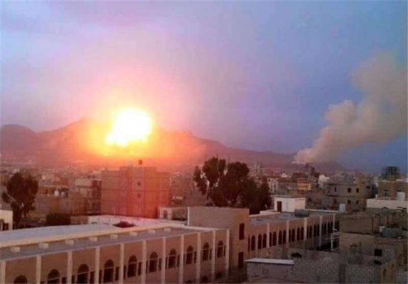 9 شهید در حمله جنگنده‌های سعودی به استان إب در یمن