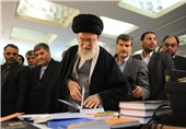 Ayatollah Khamenei Visits Tehran Int&apos;l Book Fair