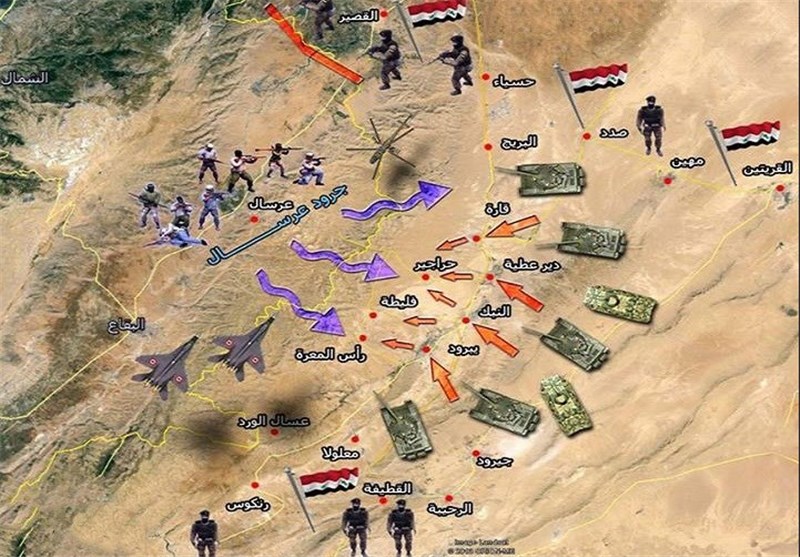 5 سناریوی پیشروی حزب الله در عرسال
