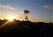 حمله موشکی رژیم صهیونیستی به پایگاه القسام در شمال نوار غزه