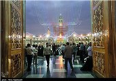 بارگاه رضوی مملو از حضور زائران شد