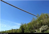 بزرگترین پل معلق خاورمیانه در مشکین شهر - اردبیل