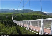 بزرگترین پل معلق خاورمیانه درمشکین شهر - اردبیل