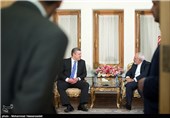 دیدار گیورگی کوریریکاشویلی معاون نخست وزیر گرجستان با محمدجواد ظریف وزیر امور خارجه